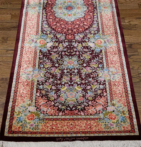 Silk Runner, Pure Silk Persian Runner Rug - Beautiful Rugs